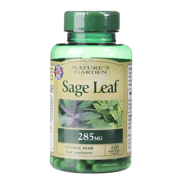 Salvia (foglia di salvia) (salvia) 285 mg 100 capsule OLANDA & BARRETT