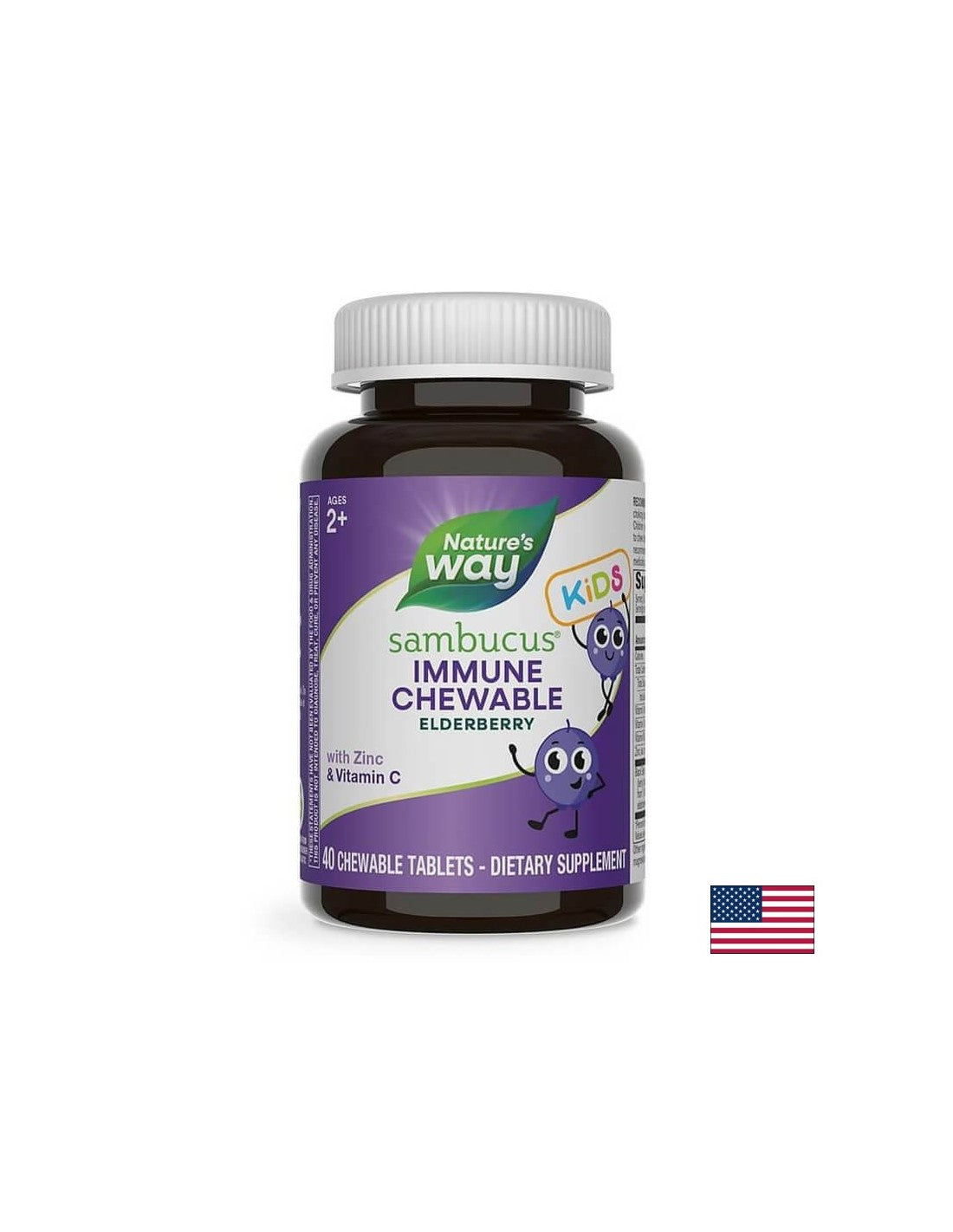 Sambucus for Kids/Sambucus for kids x 40 compresse masticabili Nature's Way