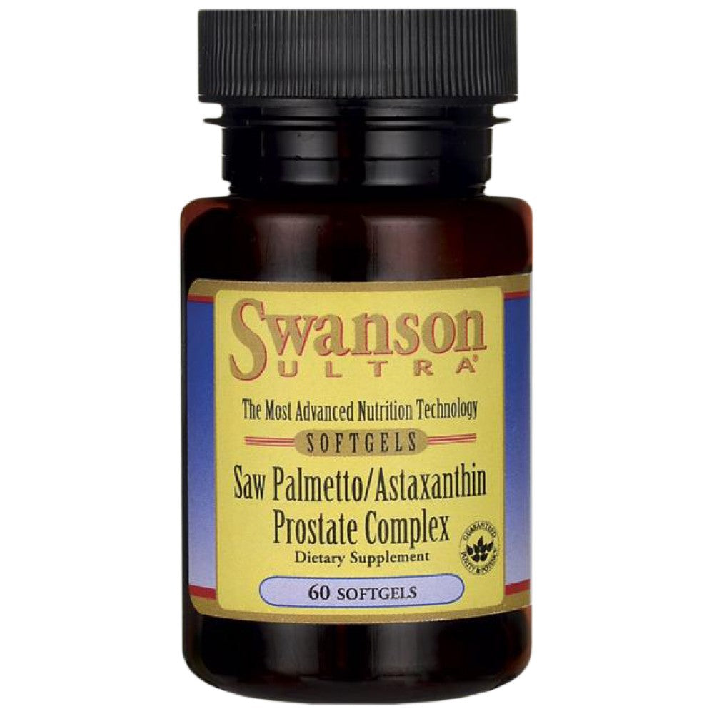 Saw Palmetto/Complesso prostatico di astaxantina 60 capsule di gel