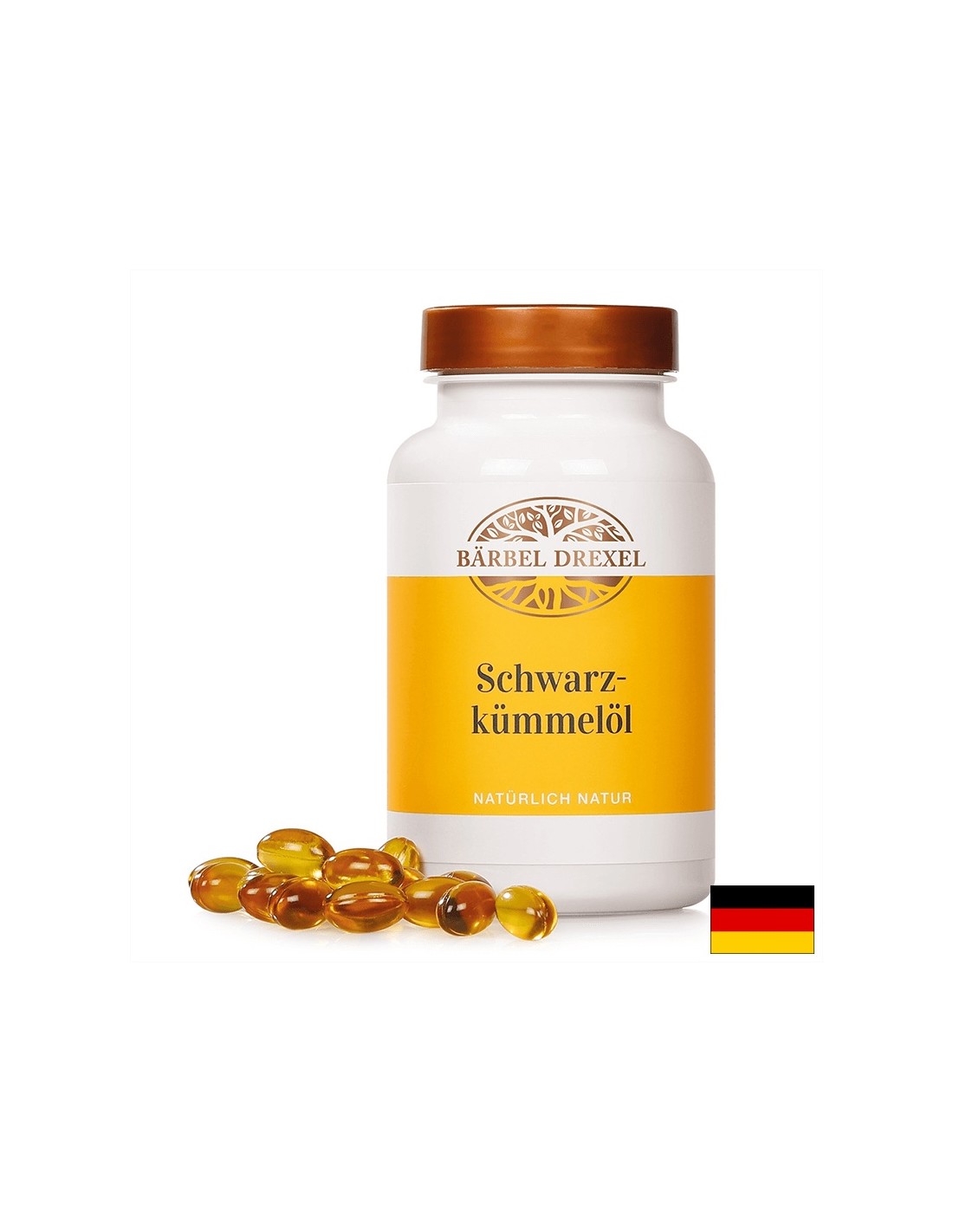 Schwarzkümmelöl/ Olio di cumino nero, 190 capsule <tc>Bärbel Drexel</tc>