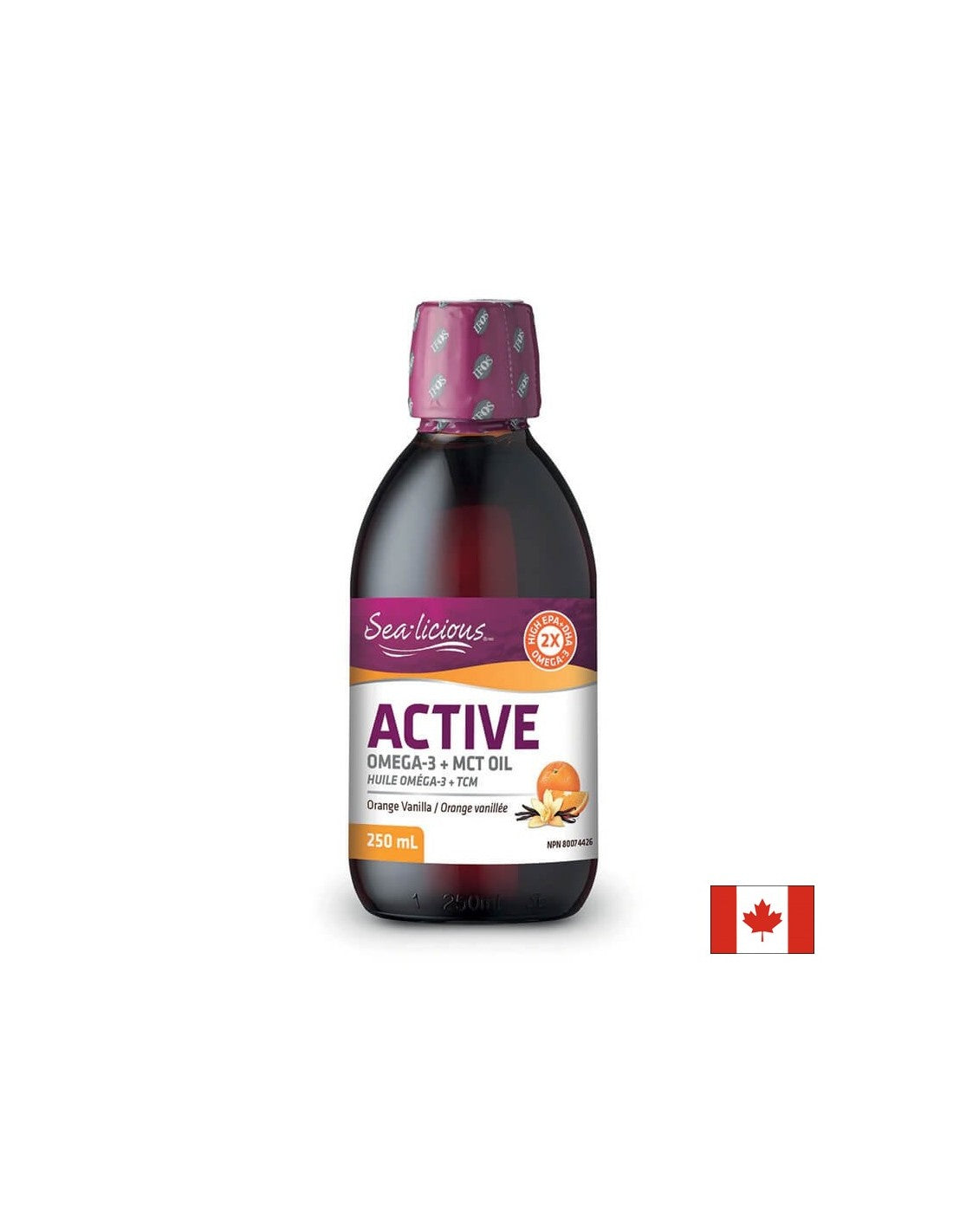 Sea-Licious® Omega-3 Attivi | Vitamina D3 & Olio MCT - 250 ml