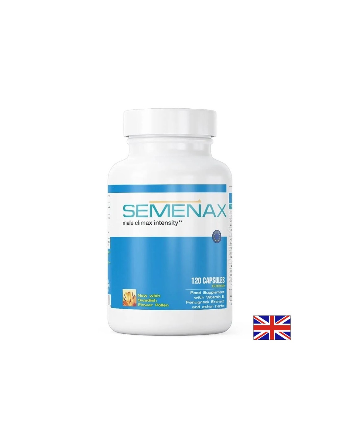 Formula per la potenza maschile Semenax, 120 capsule