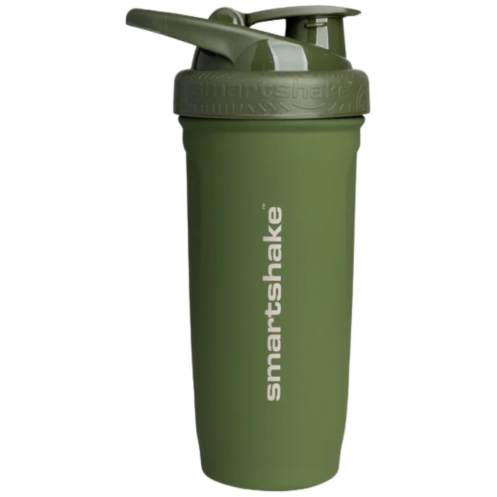 Shaker in acciaio inossidabile Smart Reinforce | Verde Militare - 900 ml