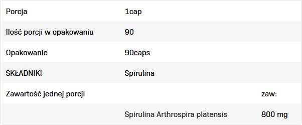 Spirulina 800 mg - 90 capsule