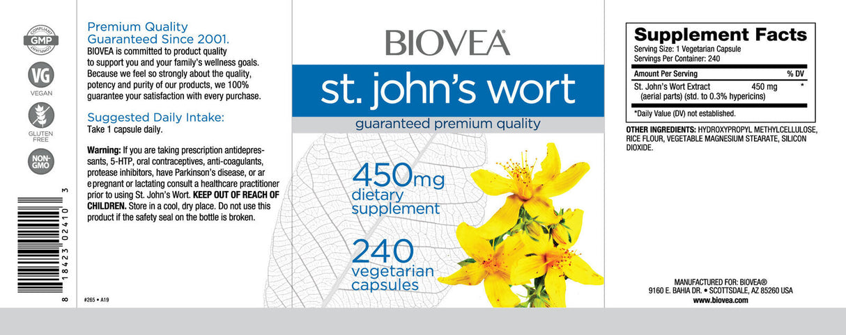 Erba di San Giovanni 450 mg/240 capsule