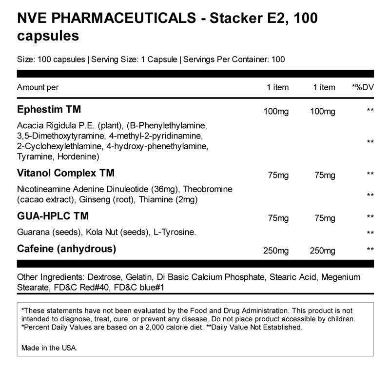 E2 xtreme 100 capsule