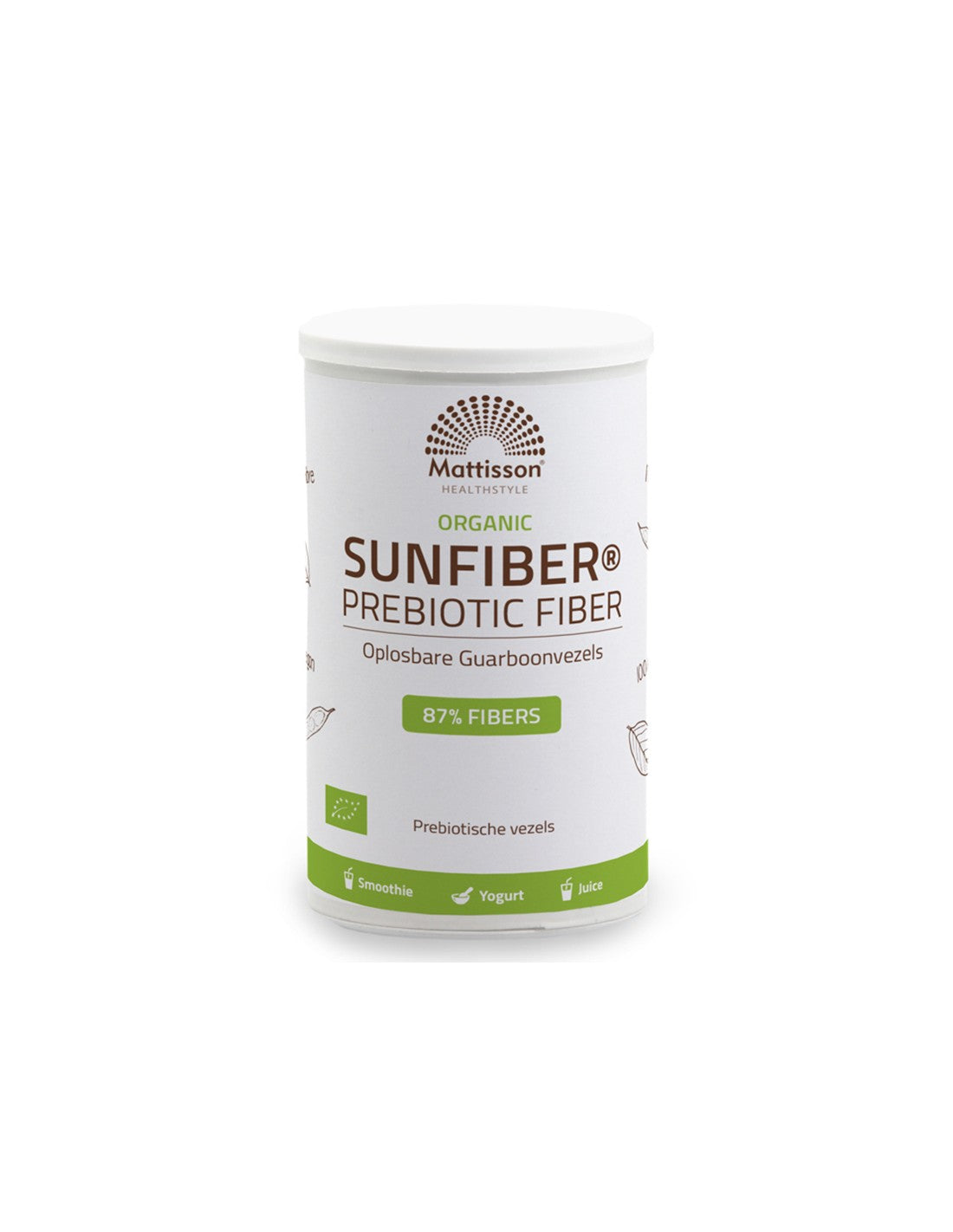 Fibra prebiotica Sunfiber Bio, 125 g in polvere <tc>Mattisson Healthstyle</tc>