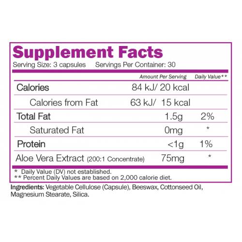 Super Aloe Vera (estratto concentrato 200:1) 90 capsule
