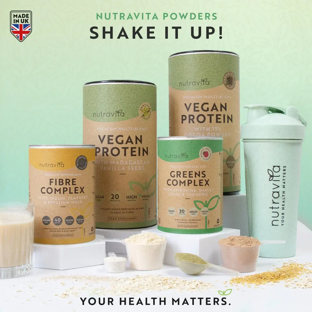 Super Greens Complex (18 ingredienti attivi) 200 g <tc>Nutravita</tc>