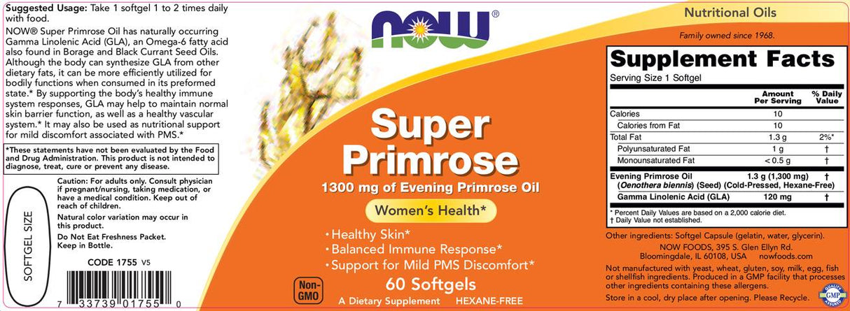 Super Olio di Primula 1300 mg - 60 Capsule gel