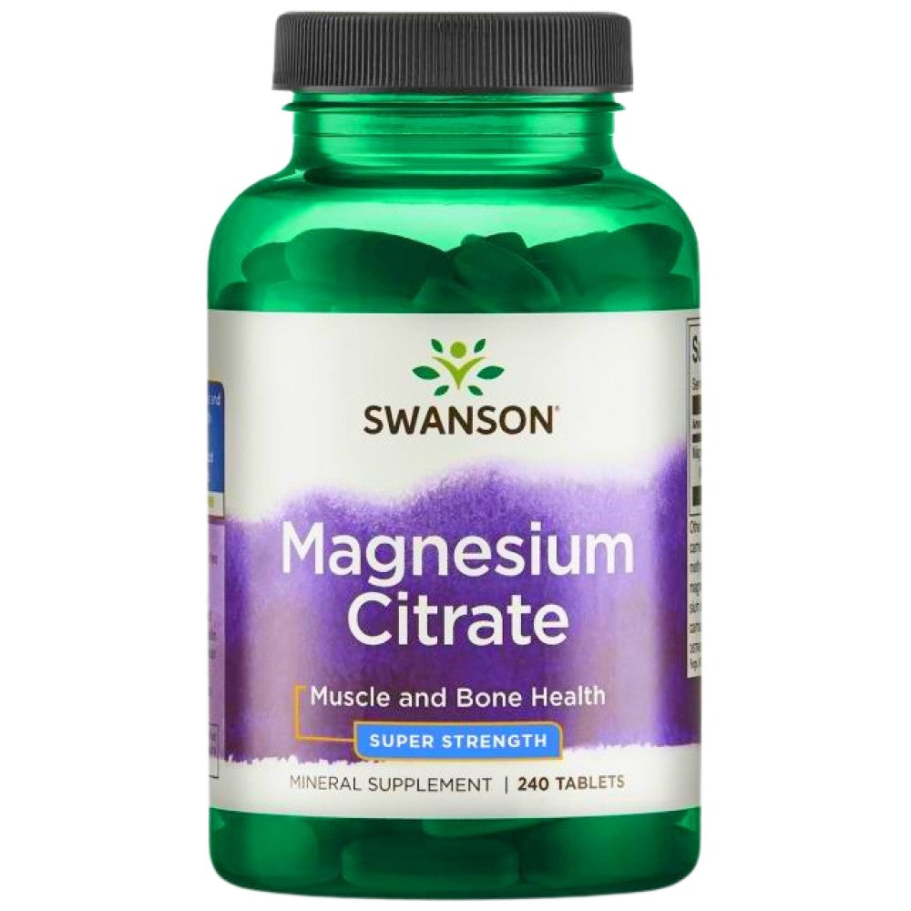 Citrato di magnesio super potente 225 mg 240 compresse