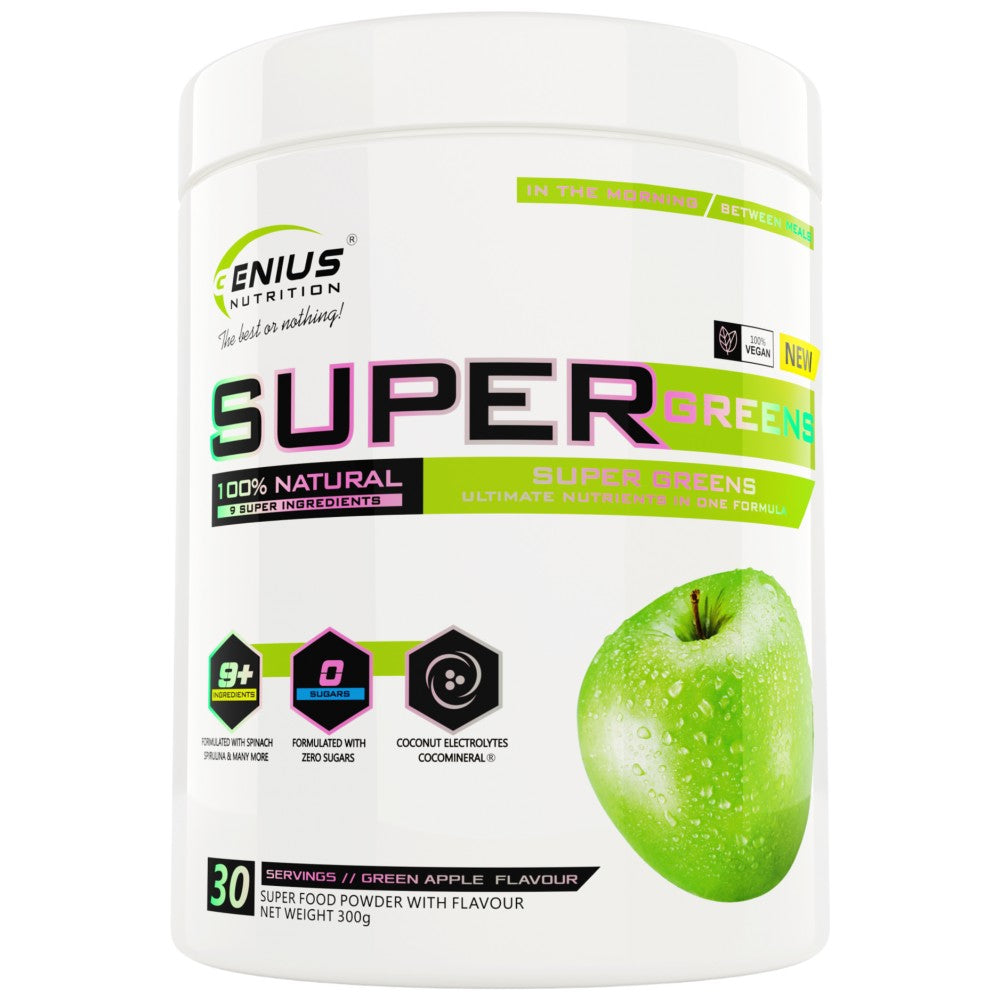 Super Greens | 100% naturale 9 super ingredienti 300 grammi