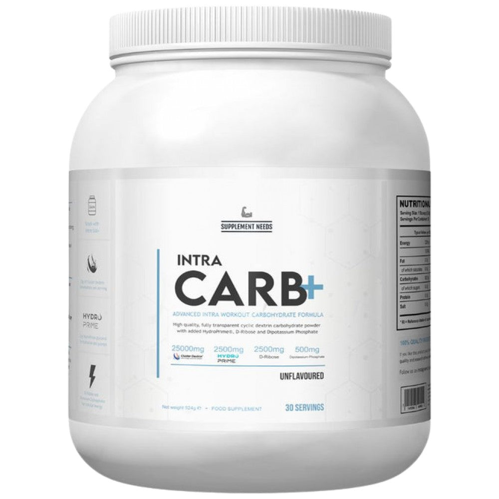 Intra carb+ | con destrina del cluster e 924 grammi D-Ribose