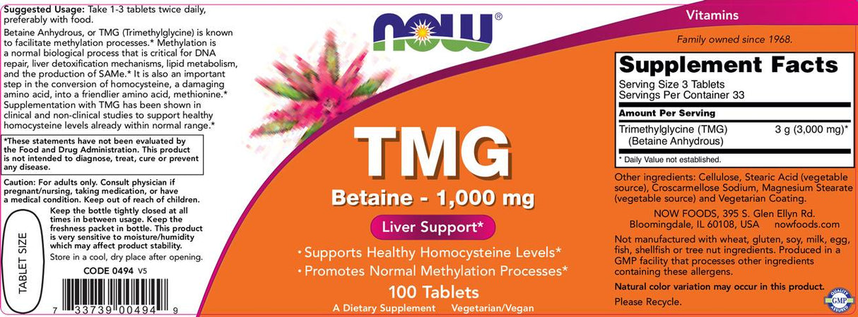 TMG 1000 mg - 100 Compresse
