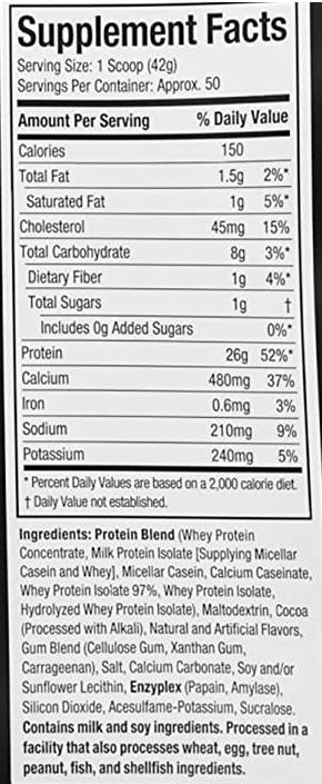 Platinum Protein 8 ore | Fase -8 - 2090 grammi