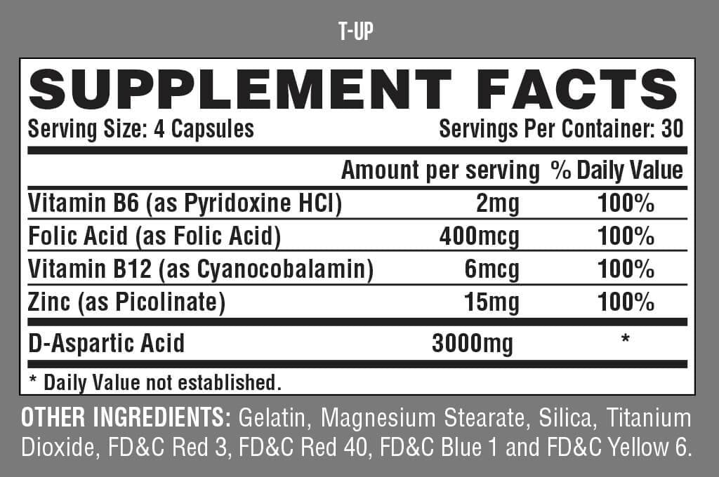 T -up Black - 120 capsule