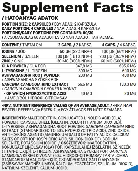 Cappucci tiroidei | Formula naturale di supporto alla tiroide - 120 capsule