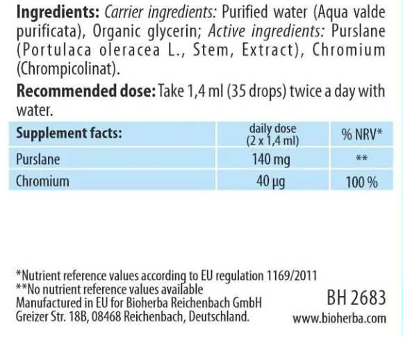 Tintura Portulaca oleracea (portulaca) - 100 ml