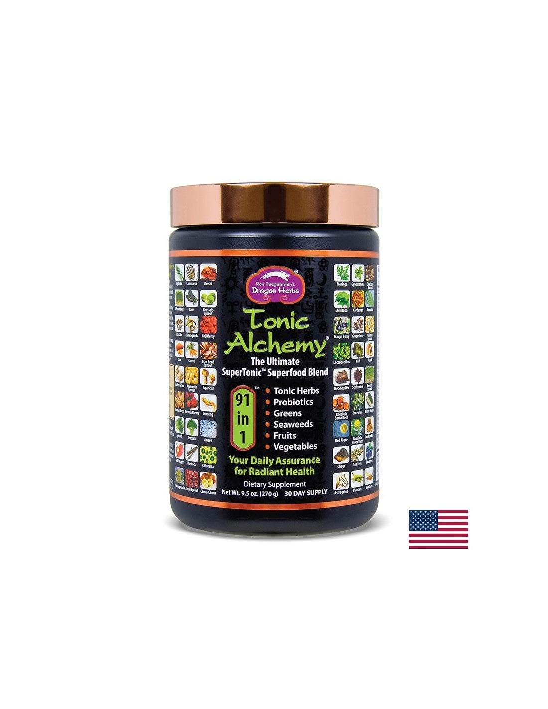 Miscela superfood per tono ed energia - Tonic Alchemy, polvere da 270 g