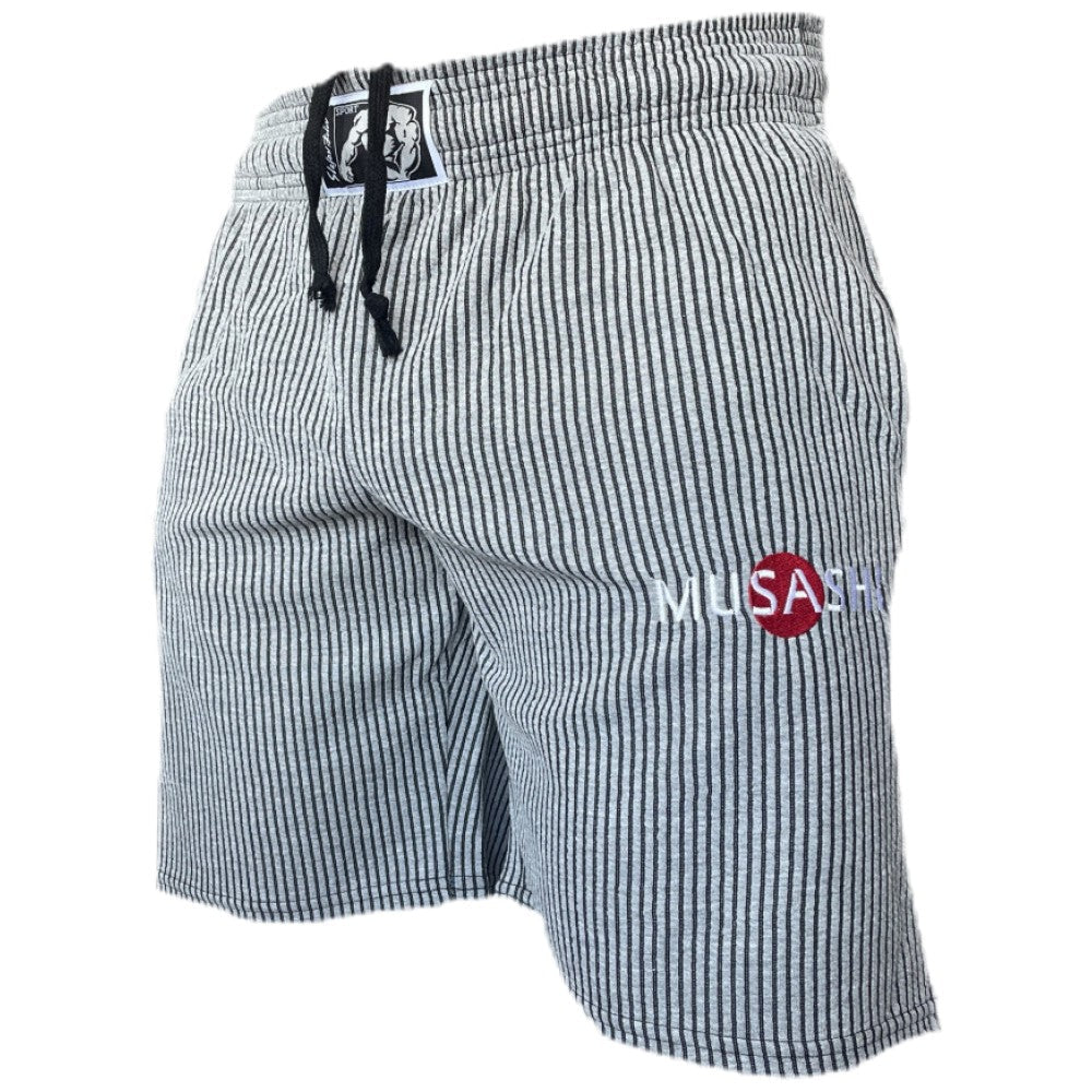 Pantaloncini sportivi - Strisce grigie/Pantaloncini da allenamento - Grigi