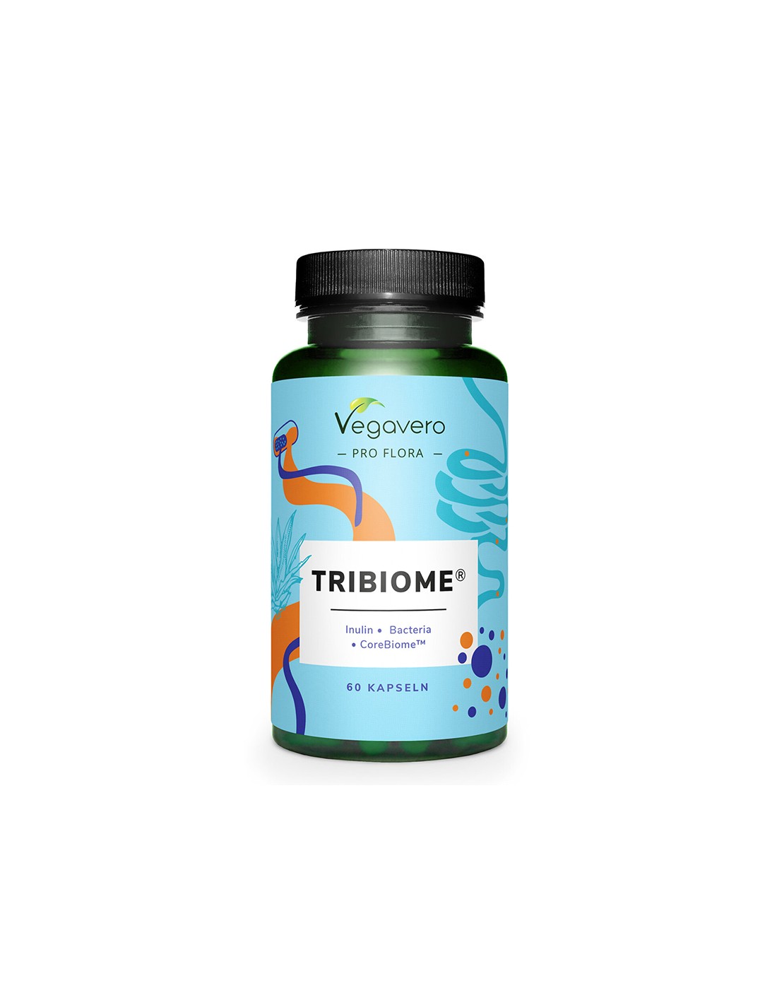 Inulina + Probiotico Tribiome® - 10 miliardi di probiotici attivi, 60 capsule