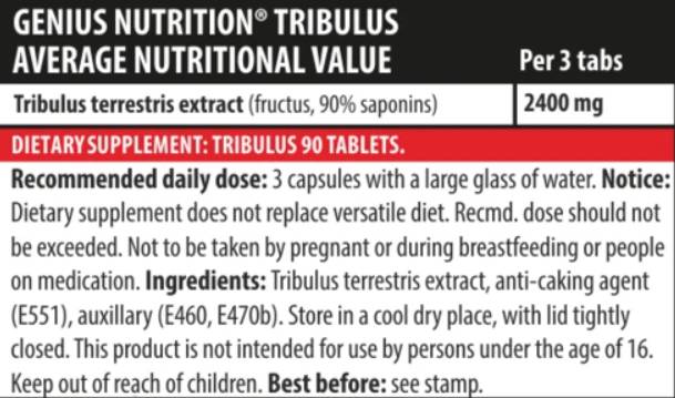 Tribulus - 90 compresse