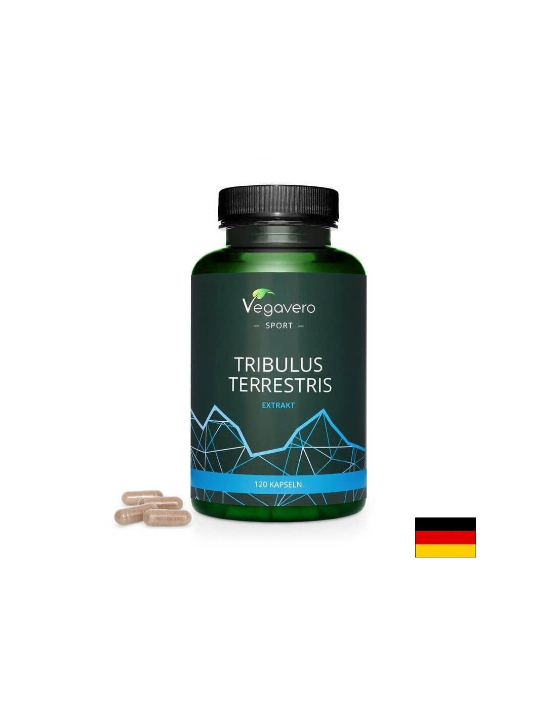 Tribulus Terrestris/ Tribulus Terrestris (denti della nonna), 120 capsule, 100% vegano <tc>Vegavero</tc>