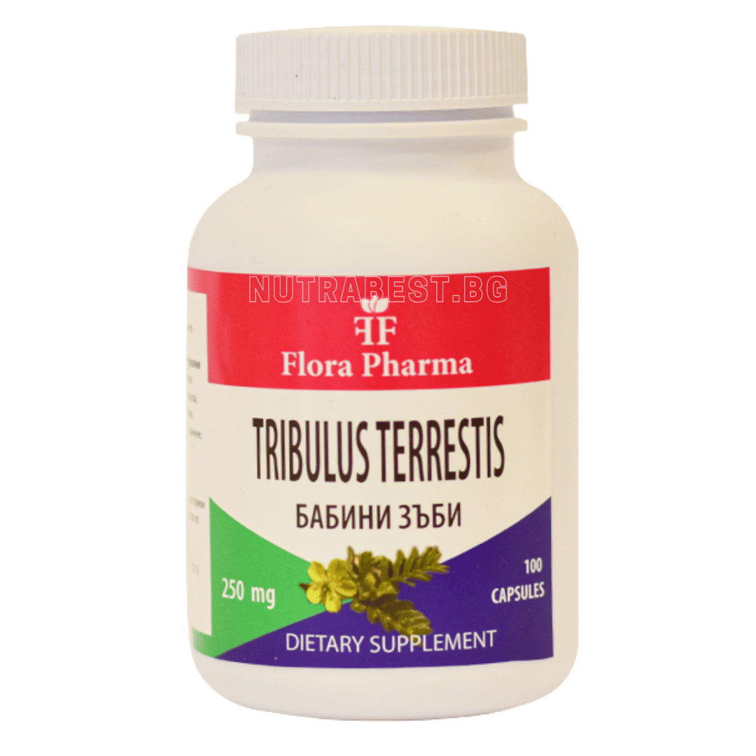 Tribulus Terrestris 750 mg (Denti della nonna) /100 capsule, 33 dosi/ FLORA FARMA