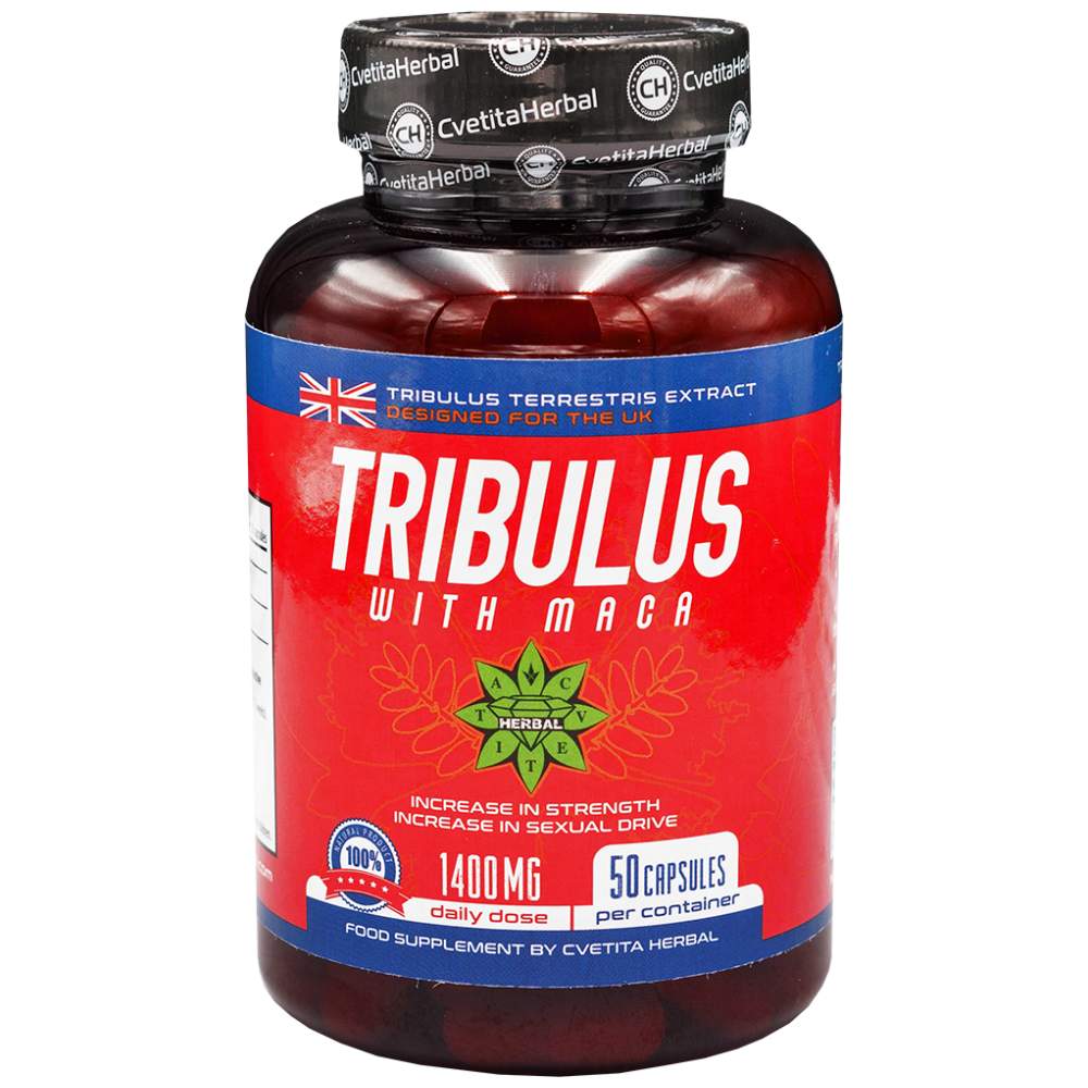 Tribulus Con Maca 1400 mg - 50 capsule