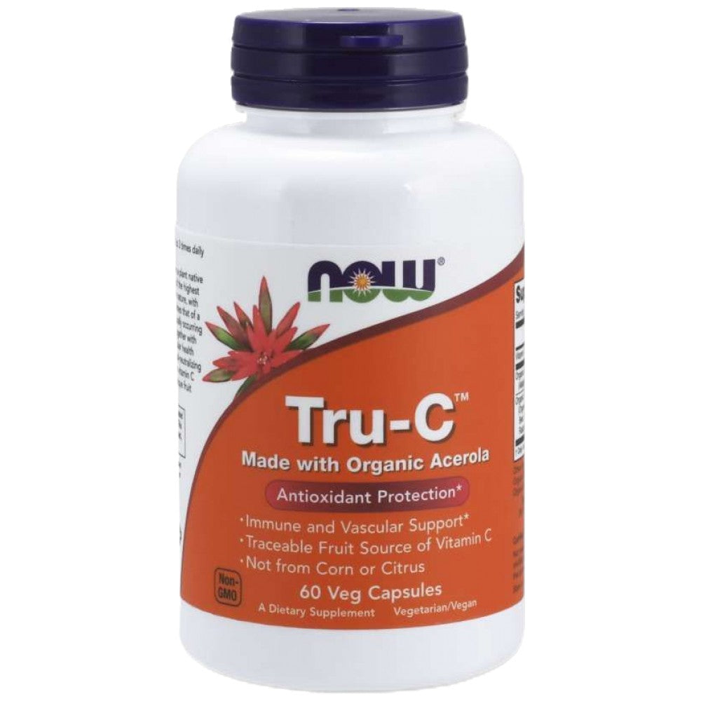 Tru-C | 100 mg di Vitamina C da Acerola - 60 capsule