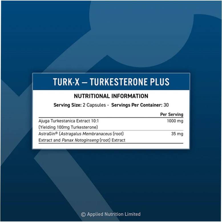 Turk-X | Turkesterone 500 mg - 60 capsule
