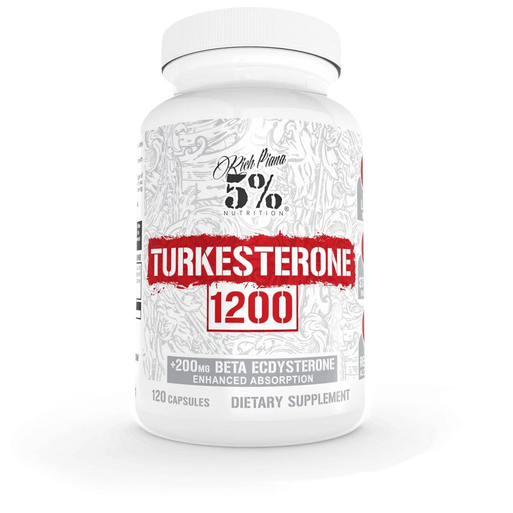 Turkesterone 1200 | con Beta-Ecdisterone & AstraGin - 120 capsule
