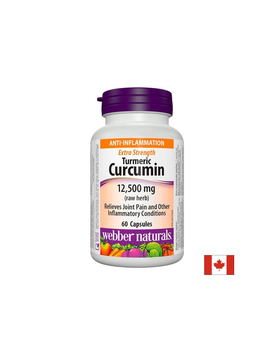 Curcuma Curcumina Extra Forte/ Curcuma (curcumina) 500 mg x 60 capsule <tc>Webber Naturals</tc>