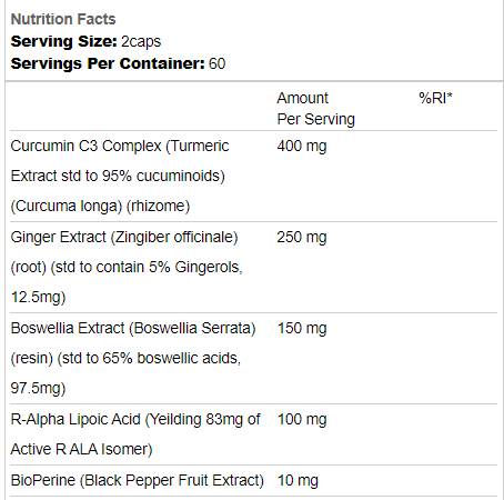 Curcuma+ | con Boswellia & R-ALA - 120 capsule