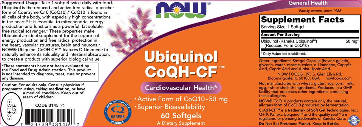 Ubichinolo CoQH-CF™ - 60 capsule di gel