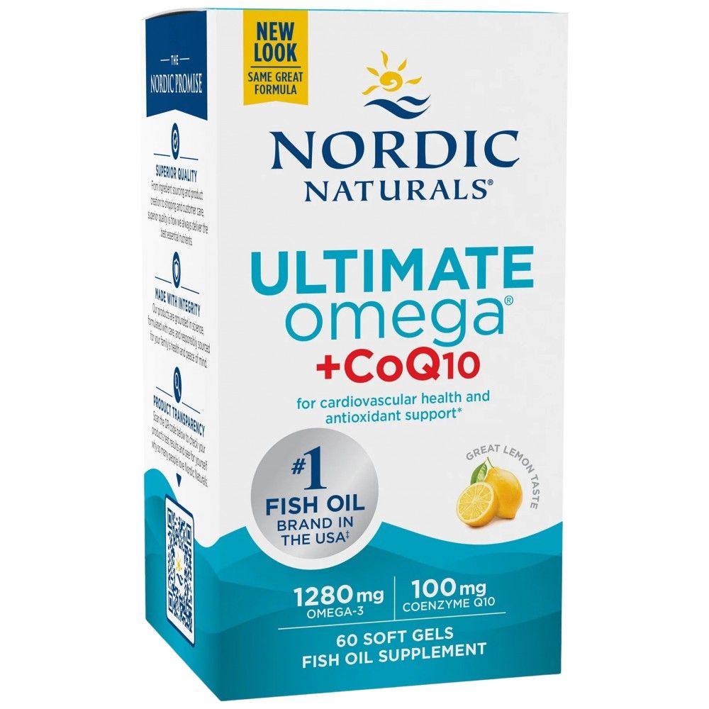 Ultimate Omega 1280 mg + CoQ10 - 60 capsule di gel