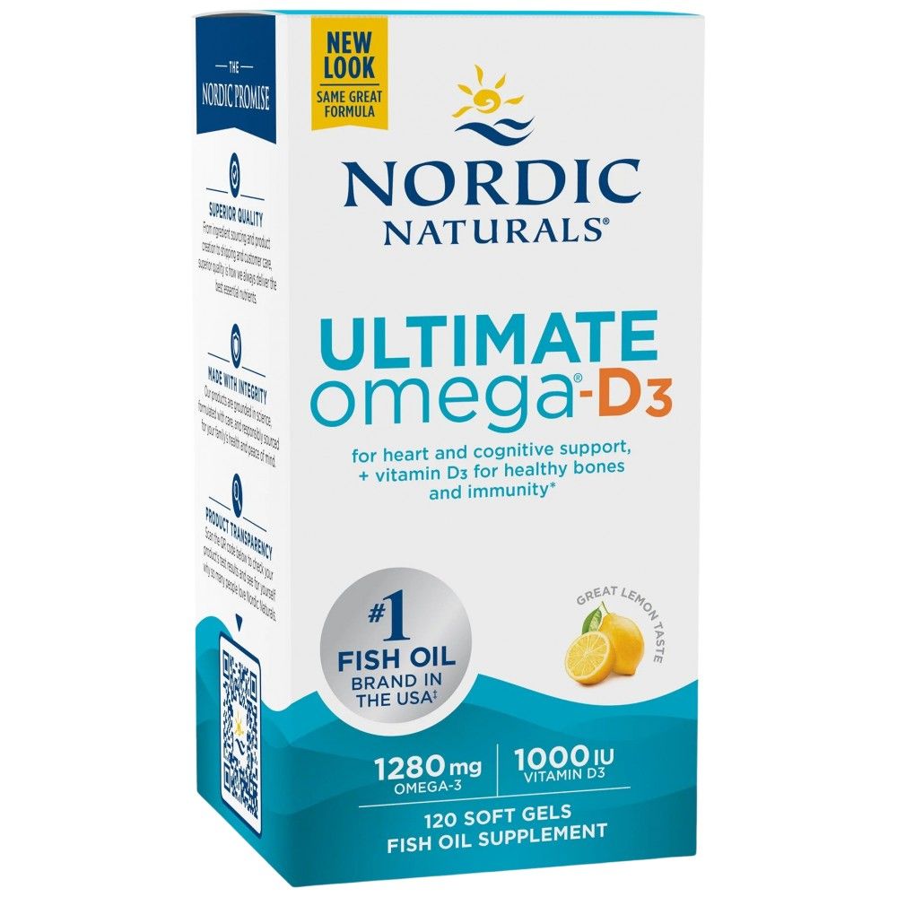 Ultimate Omega-D3 1280 mg - 120 capsule di gel