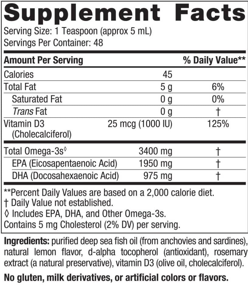Ultimate Omega Xtra | Con Vitamina D3 - 237 ml