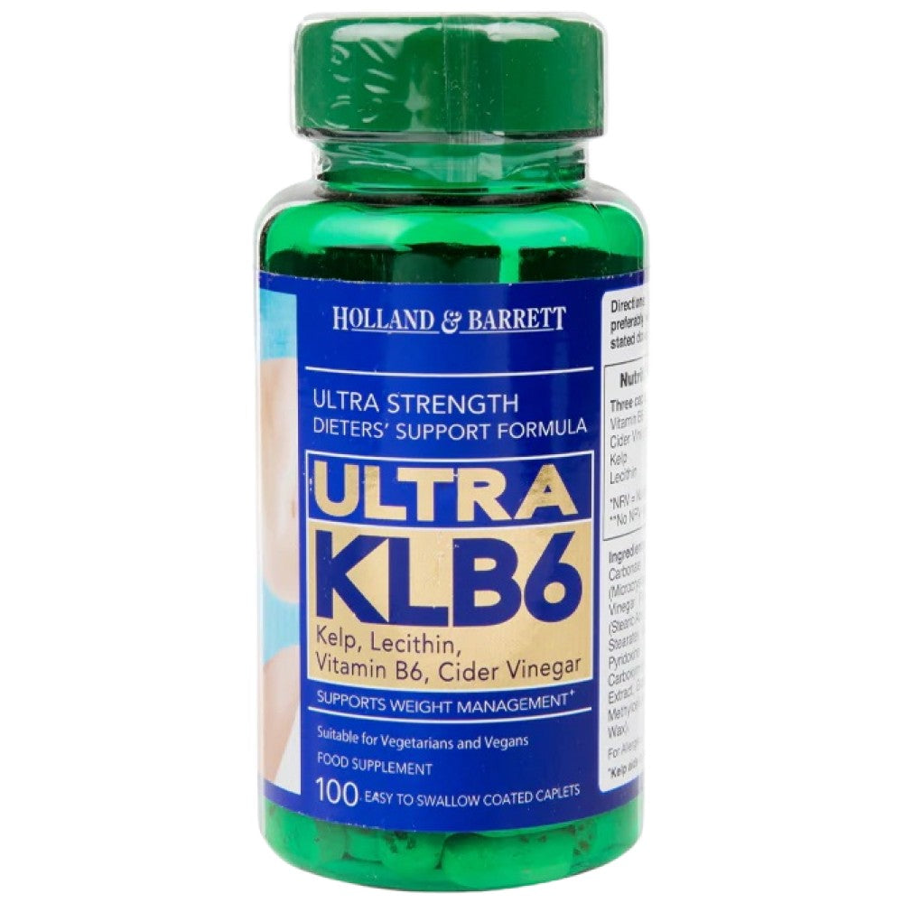UltraKLB6 | Alghe, lecitina, B6 e aceto di sidro - 100 capsule