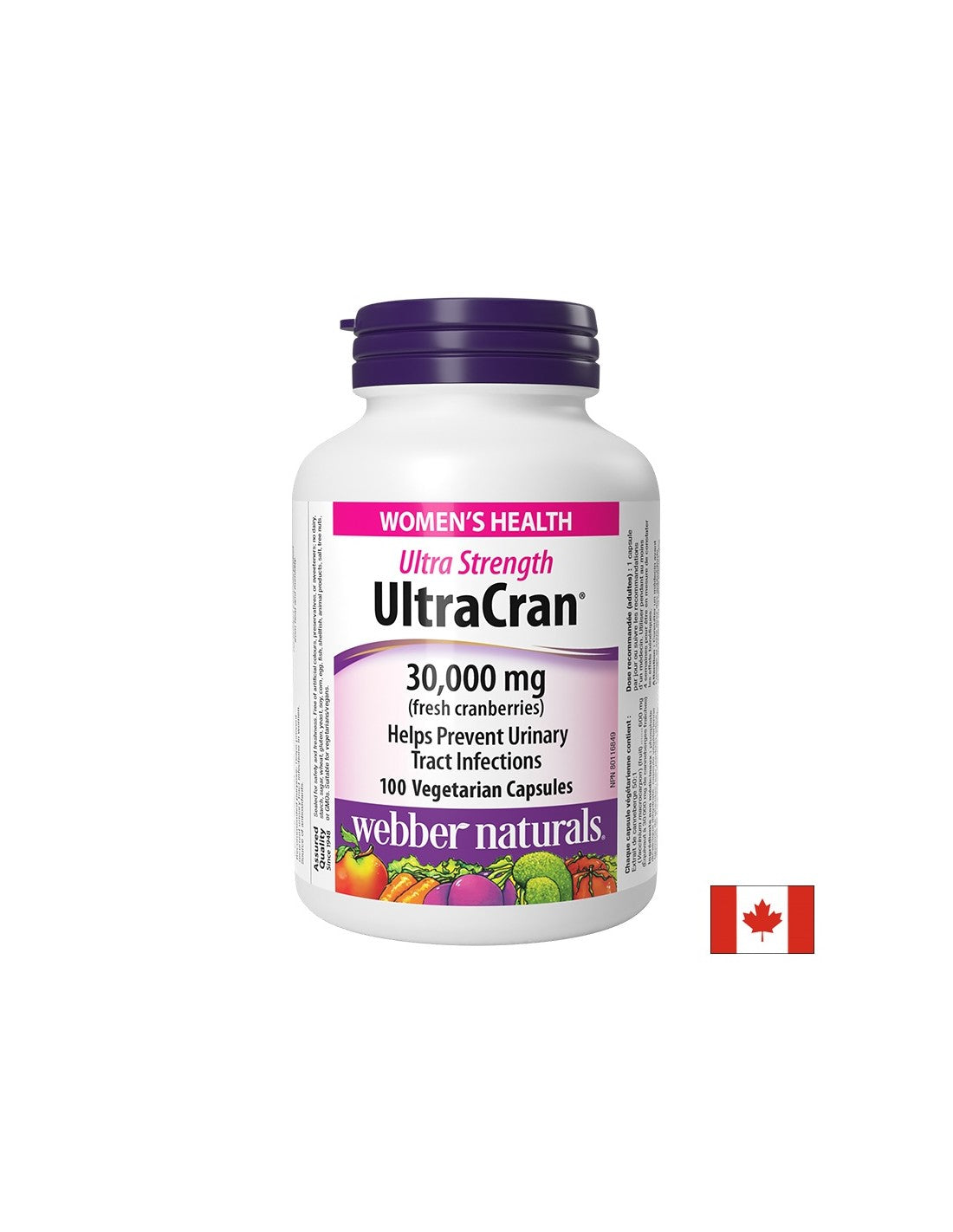 Vie urinarie - Cranberry UltraCran, capsule da 100 V