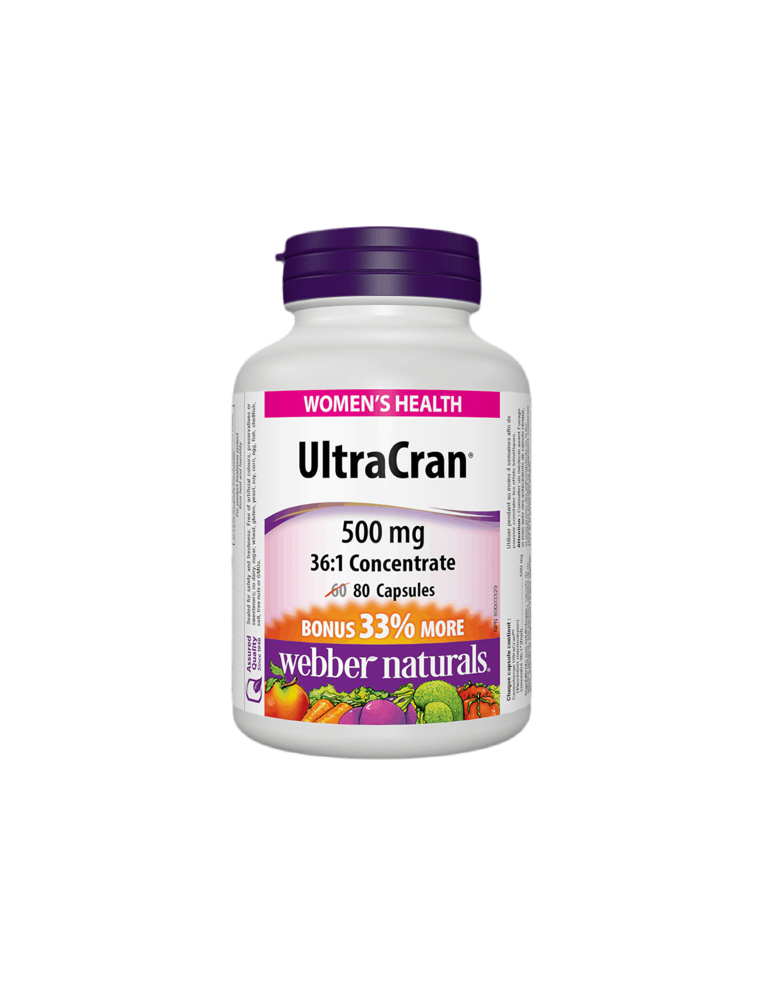 UltraCran®/Cranberry 36:1 Concentrato 500 mg x 80 capsule