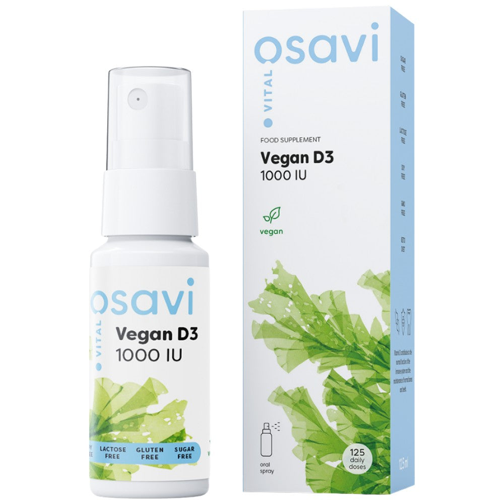 Vegan D3 1000 UI | Spray orale - 12,5 ml