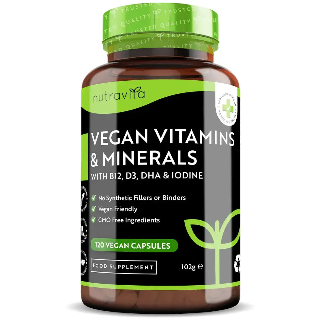 Multivitaminico essenziale vegano /120 capsule, 120 giorni/ <tc>Nutravita</tc>