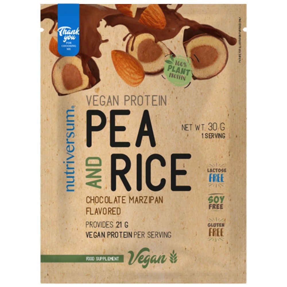 Proteine Vegane | Piselli e Riso - 30 grammi