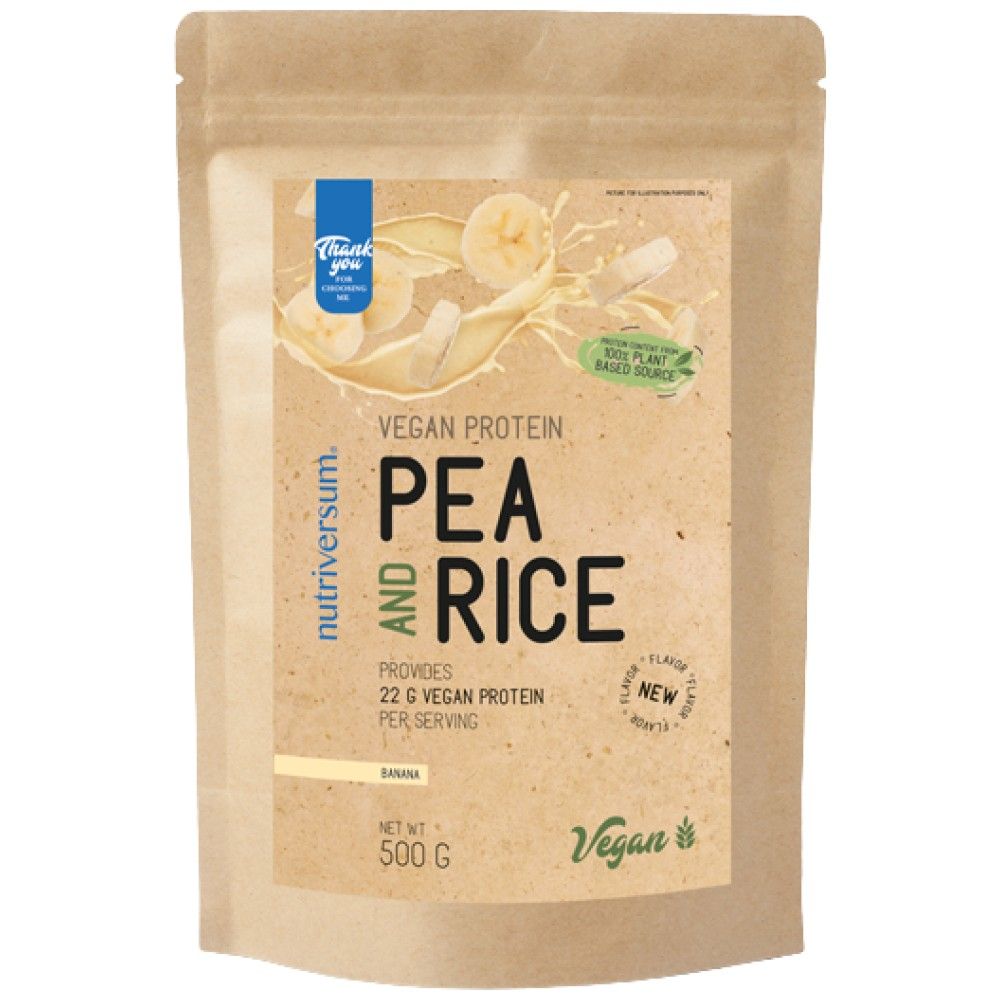 Proteine Vegane | Piselli e Riso - 500 grammi