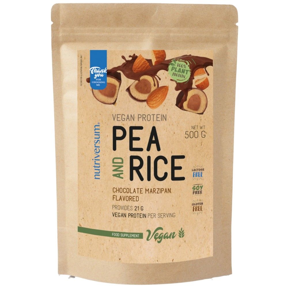 Proteine Vegane | Piselli e Riso - 500 grammi