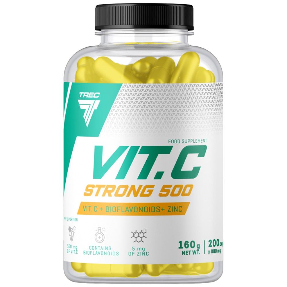 Vit.C Strong 500 | Vitamina C 500 mg - 100 capsule