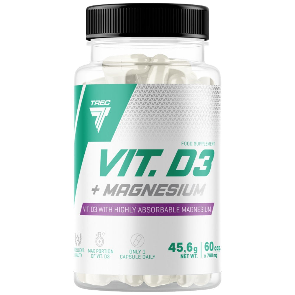 Vit. D3 + Magnesio | Vitamina D 60 capsule