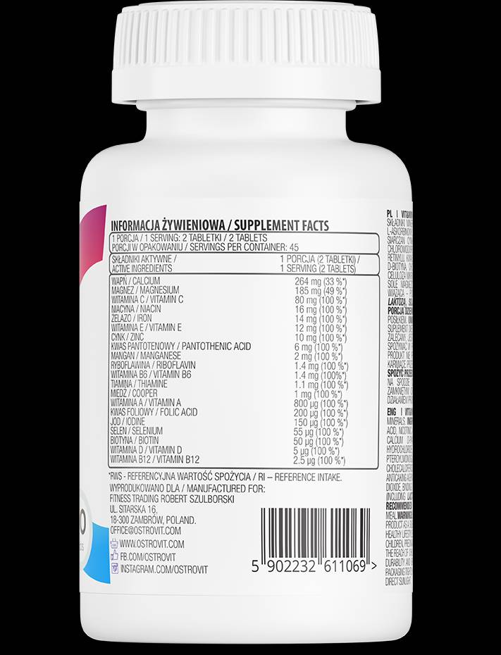VIT e min 100% - 90 compresse