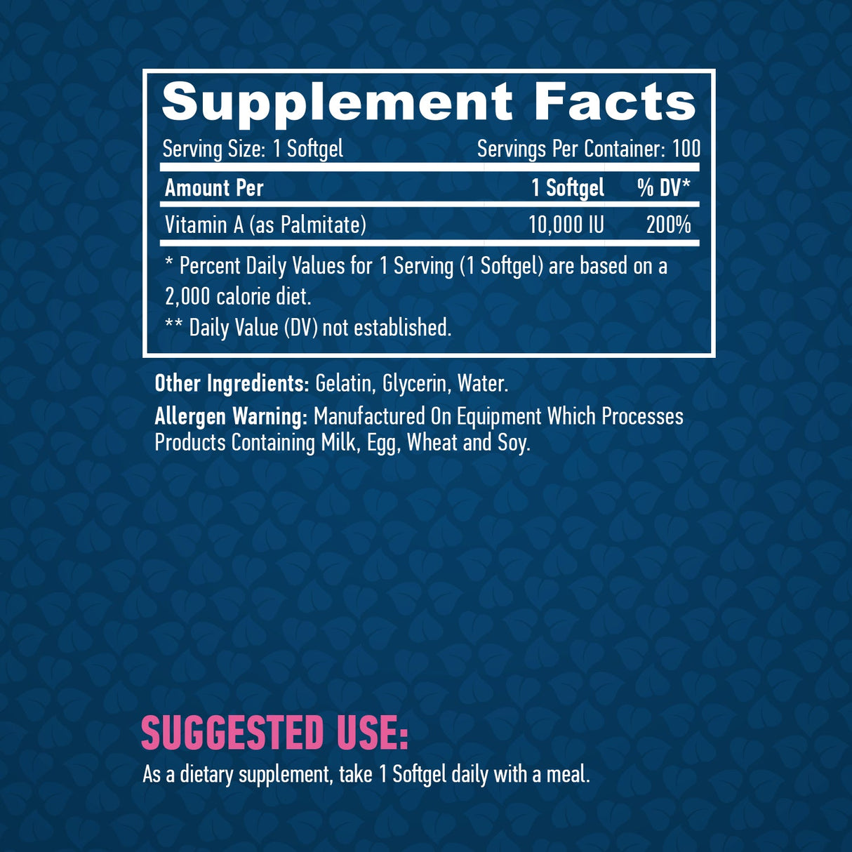 Vitamina A 10.000 UI/100 capsule molli